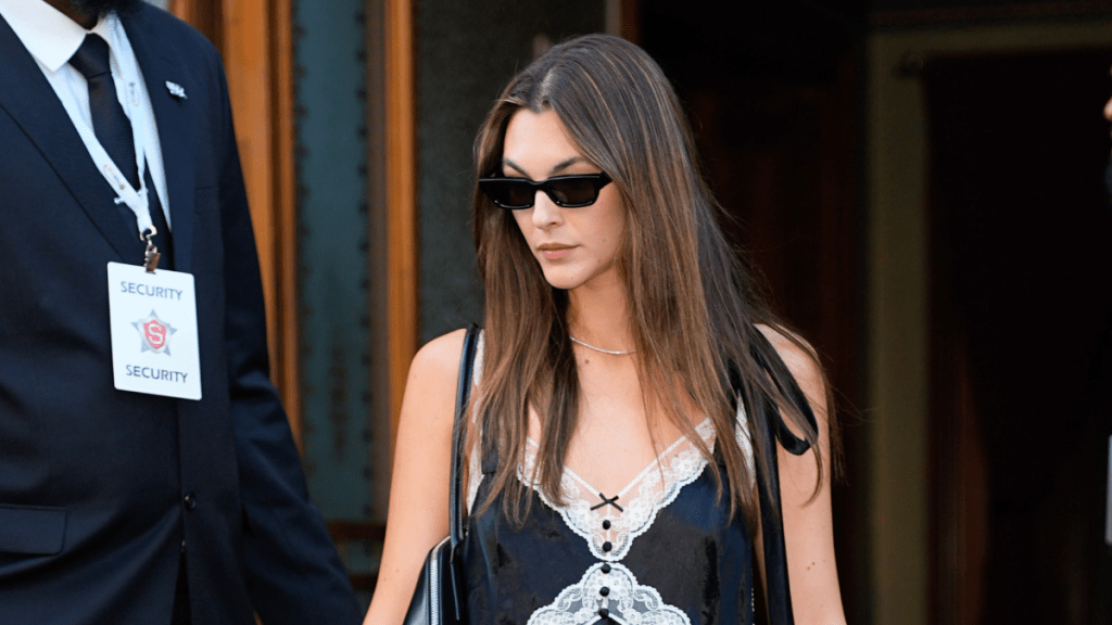 Vittoria Ceretti's Low-Cut Marc Jacobs Slip Dress Is So Lingerie-Coded