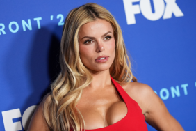 Brooks Nader’s Cleavage-Baring Micro Mini Plunges Dangerously Low
