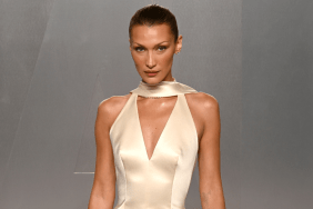 Bella Hadid Lets Her Abs Do the Talking in Cropped Jacket Look