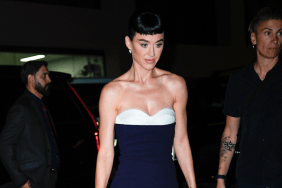 Katy Perry’s Plunging Daniil Antsiferov Micro Minidress Has Holes Everywhere
