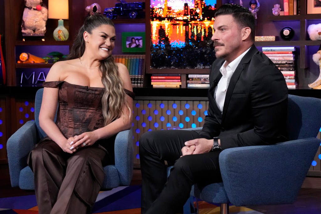 Brittany Cartwright and Jax Taylor on WWHL 