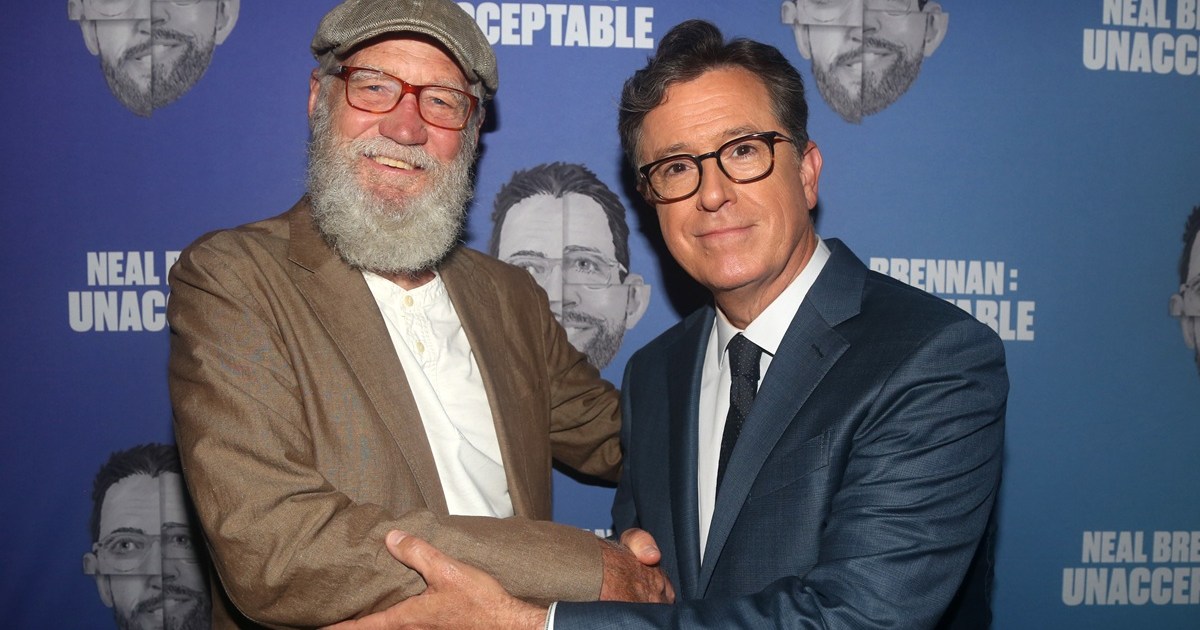 David Letterman Calls CBS 'Lying Weasels' Over Stephen Colbert Cancellation