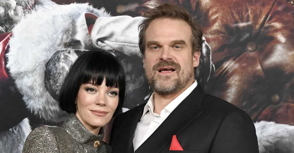 Lily Allen and David Harbour
