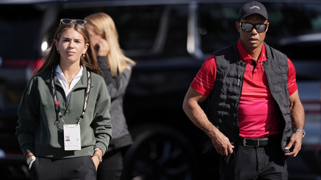 kai trump tiger woods