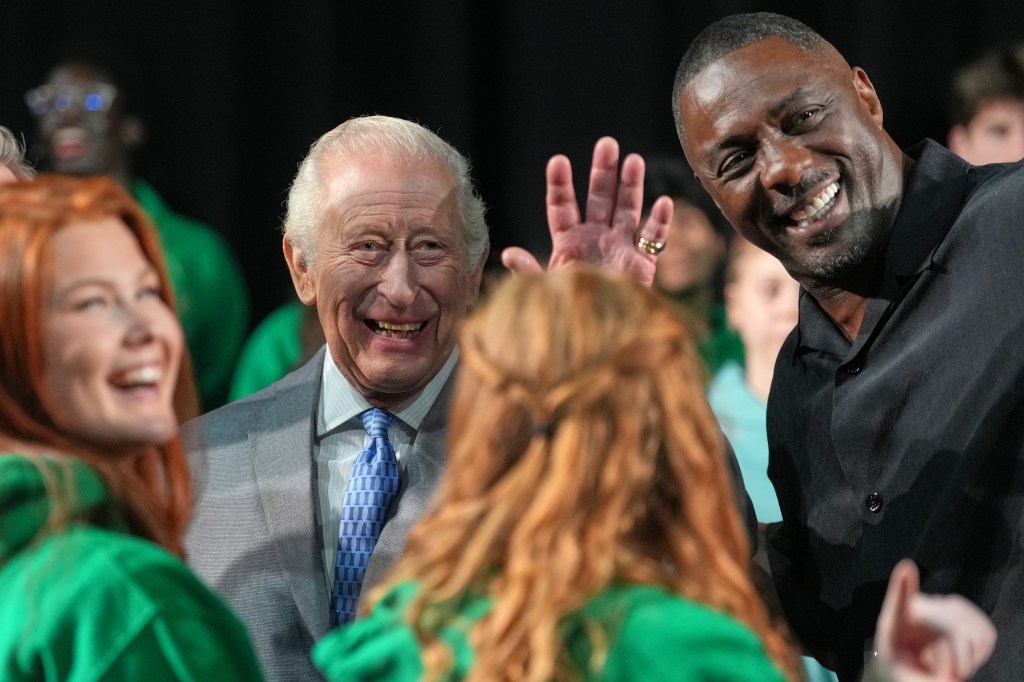 King Charles and Idris Elba