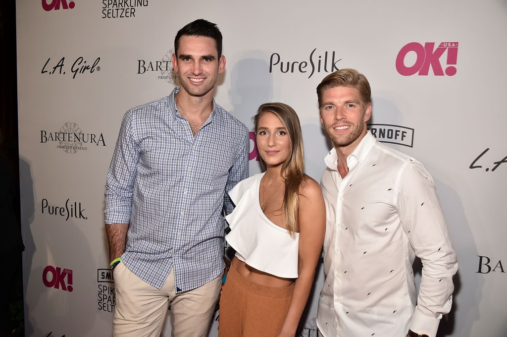 Carl Radke, Amanda Batula, and Kyle Cooke