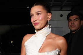 Hailey Bieber’s Short Mini Dress Has Her Legs Stealing All the Attention