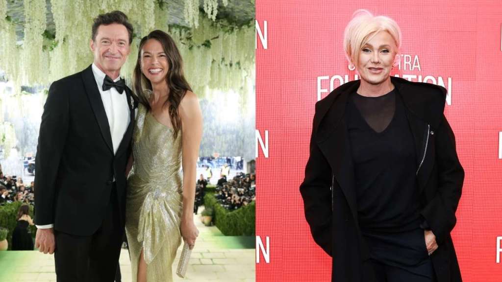 Hugh Jackman and Sutton Foster, Deborra-Lee Furness