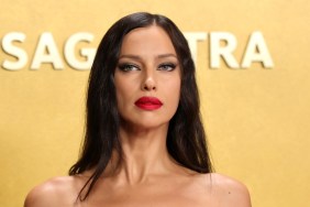 Irina Shayk Completely Bares Her Legs in a Sheer Bodysuit That Leaves Little Hidden