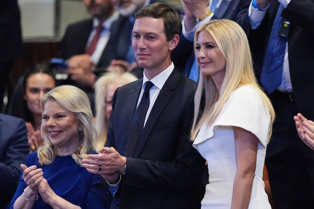 Ivanka Trump with husband Jared Kushner