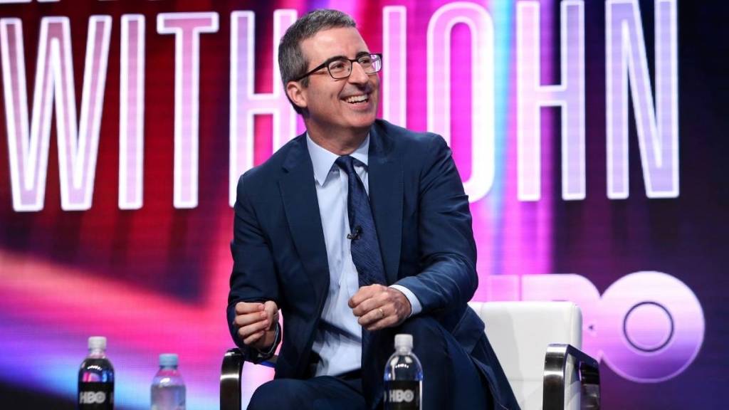 John Oliver Mocks Donald Trump & JD Vance Over Reflecting Pool AI Image