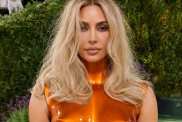 Kim Kardashian's Allen Jones x Whitaker Malem Breastplate Is Giving Cone Bra