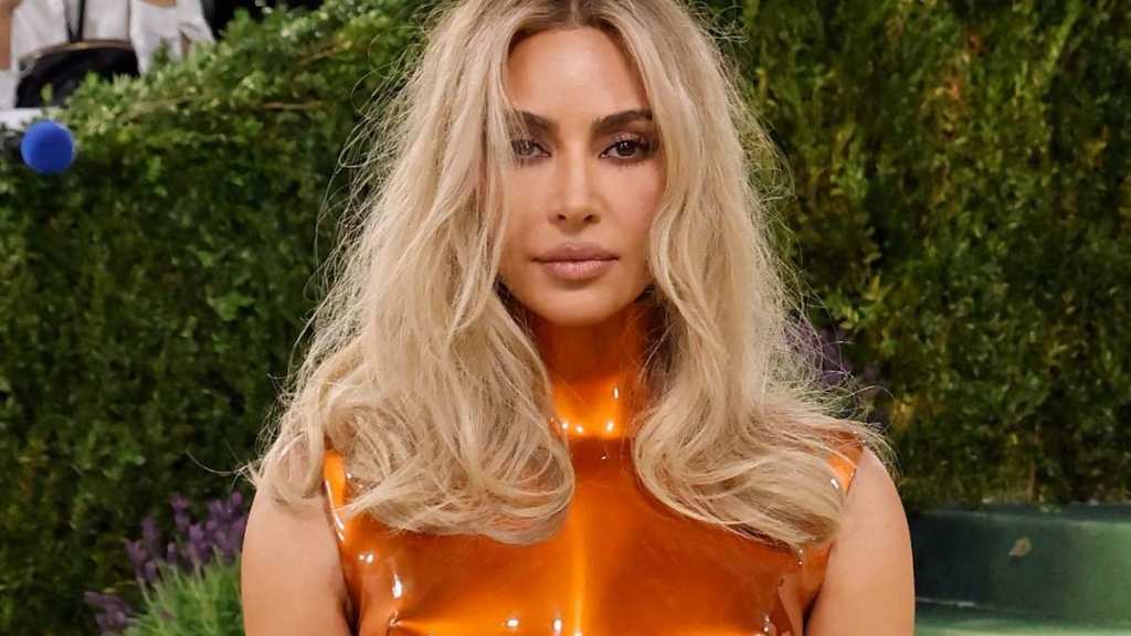 Kim Kardashian's Allen Jones x Whitaker Malem Breastplate Is Giving Cone Bra
