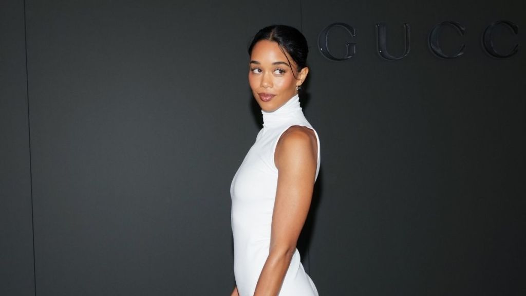 Laura Harrier’s Dress Hemline Is Causing a Stir