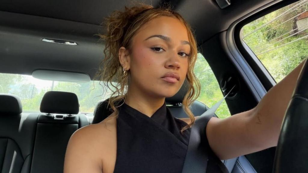 Madison Bailey Blends Cute With Hot in Latest Mini Shorts Selfie