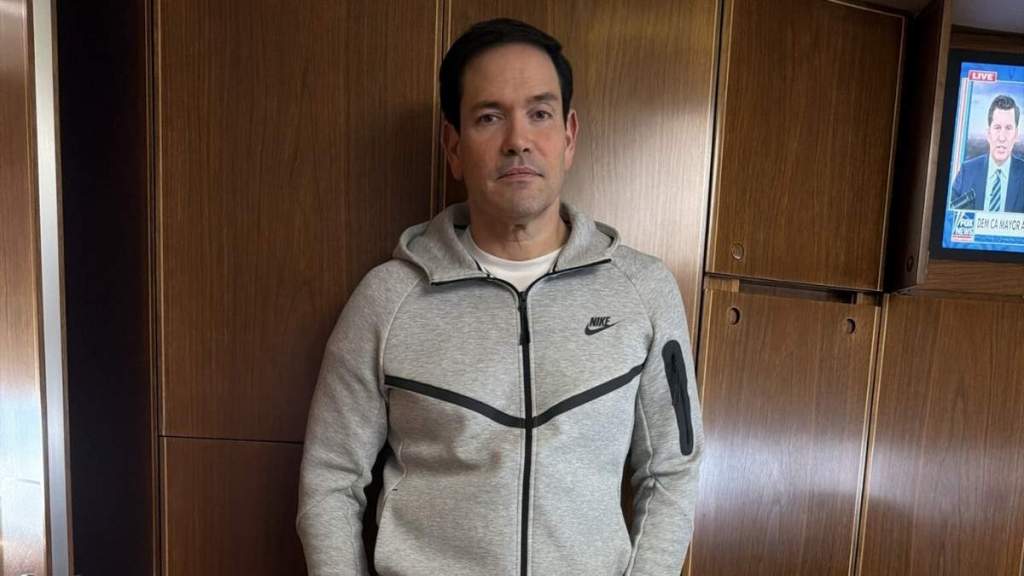 Marco Rubio Ignites Memes After Wearing Nike 'Venezuela' Tracksuit