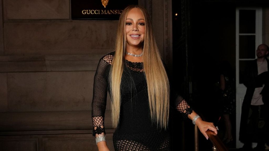 Mariah Carey’s Fully See-Through Knitted Gucci Dress Has Holes Everywhere