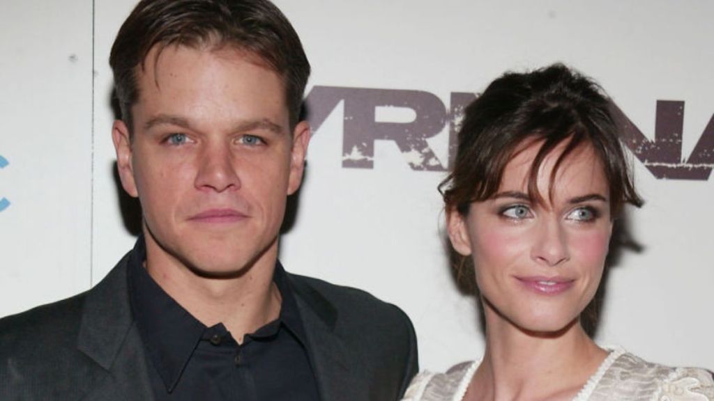 Amanda Peet Admits She Had a ‘Crush’ on Matt Damon