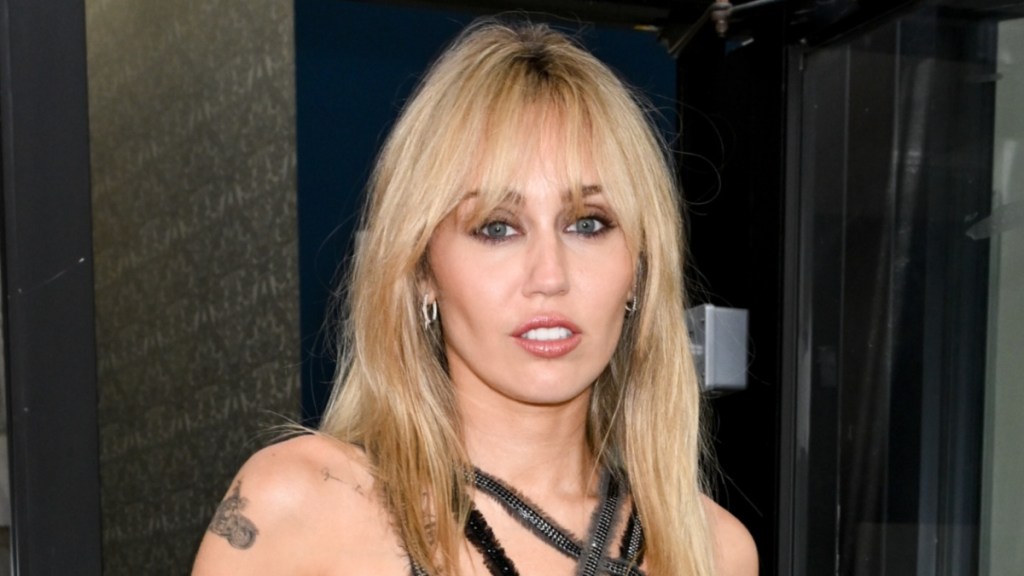 Miley Cyrus Makes the Naked Dress Trend Look Straight-up Dangerous in Bold New Photos