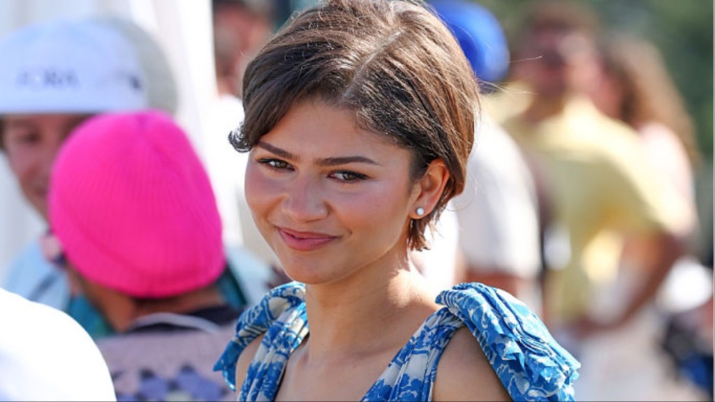 Zendaya’s Plunging Grès Dress Effortlessly Blends Vintage & Off-Duty Style