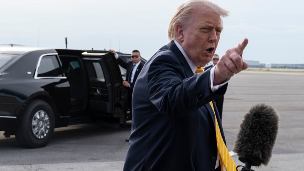 Donald Trump Shows Off His Iconic Dance Moves In Front of Young Athletes