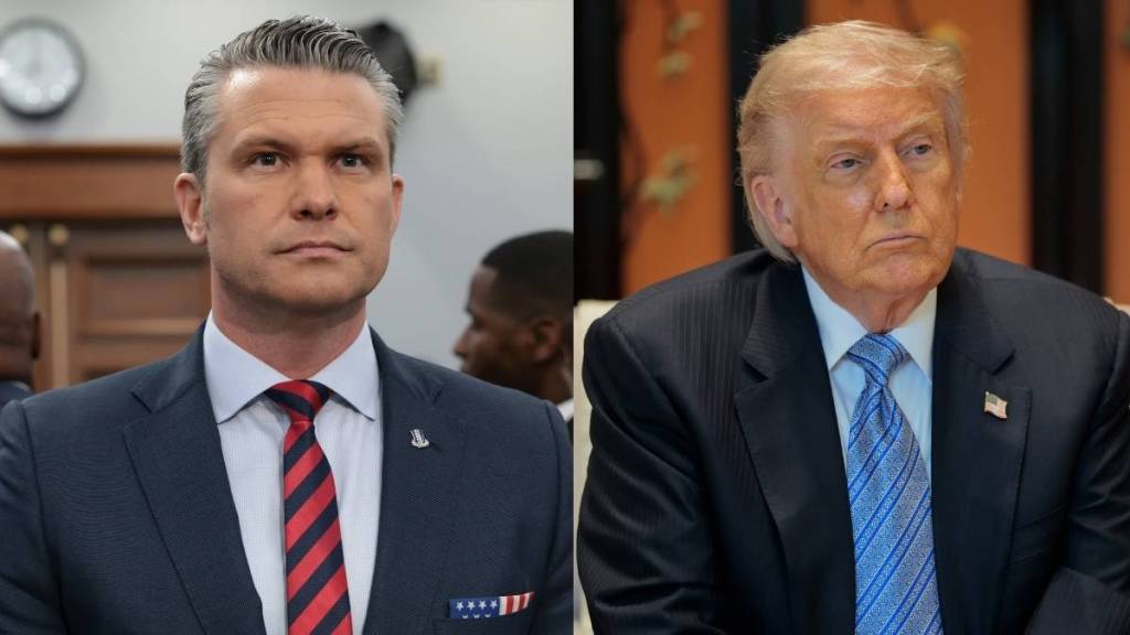Pete Hegseth, Donald Trump