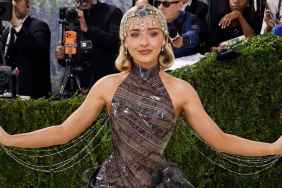 Sabrina Carpenter's Plunging Valentino Bodysuit Goes Heavy on Fringes