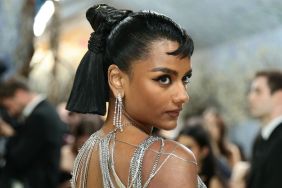 Simone Ashley Wears a See-Through Dress Made of Chains That Doesn’t Cover Much