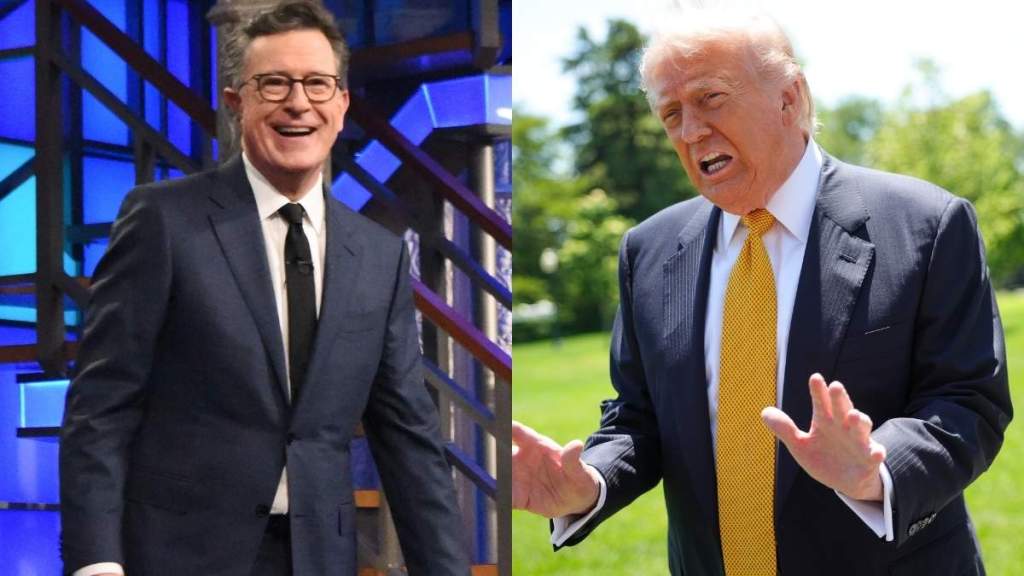 Stephen Colbert's Last Show Audience Call Out 'Fascist' Trump Government