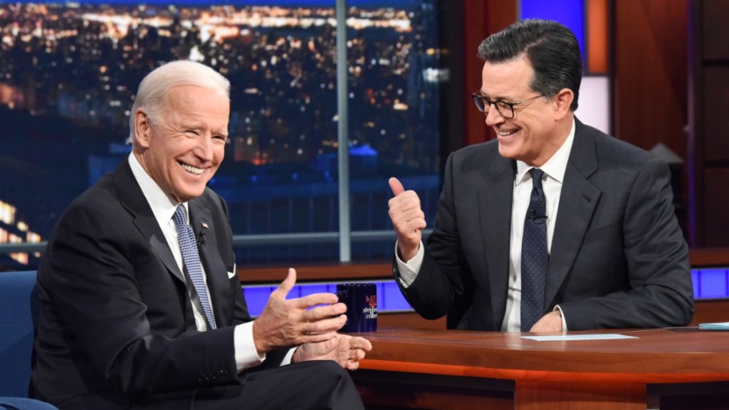 Stephen Colbert Gets a Special Tribute From Joe Biden Amid Finale
