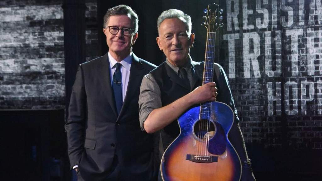 Donald Trump and David Ellison Face Bruce Springsteen’s Parting Shots on Stephen Colbert