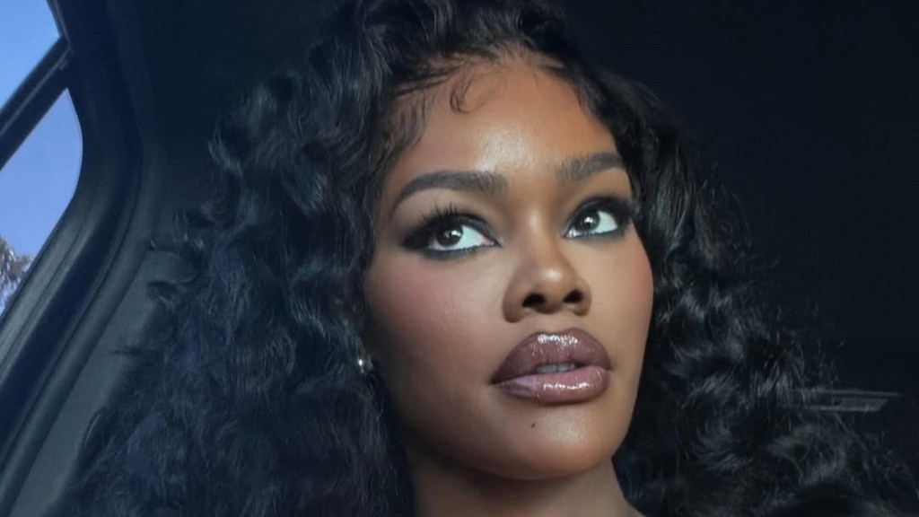 Teyana Taylor’s Plunging Bra Top Is Hanging on by Thin Straps in New Photos