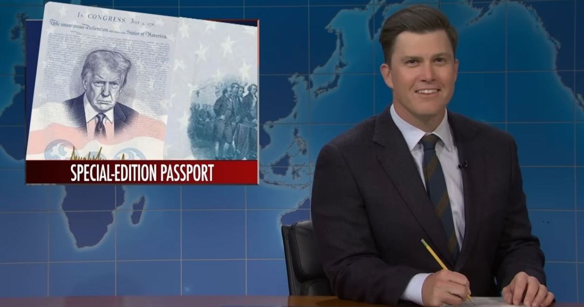 SNL's Colin Jost Jokes About Donald Trump's Face Appearing on Passports