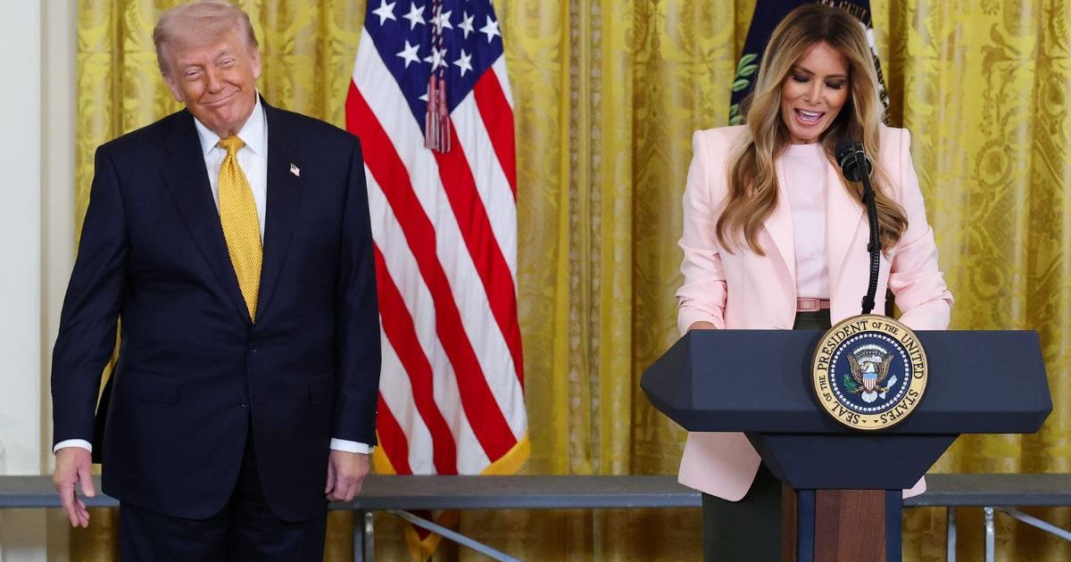 Melania Trump Makes Crowd Laugh With Donald Trump Praise