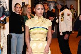 Kim Kardashian’s Dress With Ridiculously High Slit Is Dior by John Galliano