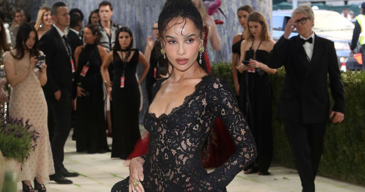 Zoe Kravitz Goes Braless Under Fully See-Through Saint&hellip;