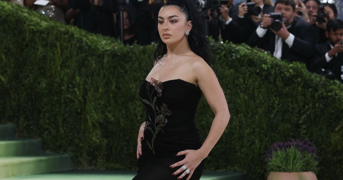Charli XCX Goes Pantless Under Saint Laurent Cami Top&hellip;