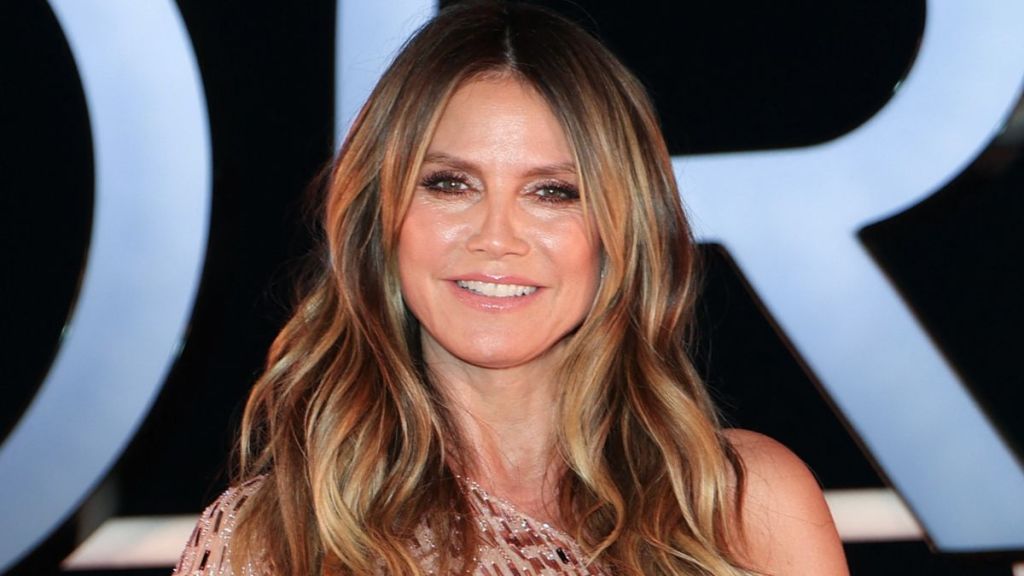 Heidi Klum's Dazzling Julien MacDonald Gown Is as See-Through as It Gets