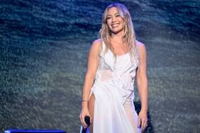 Hilary Duff's Strappy Swimsuit Boasts Cleavage-Revealing Cutout