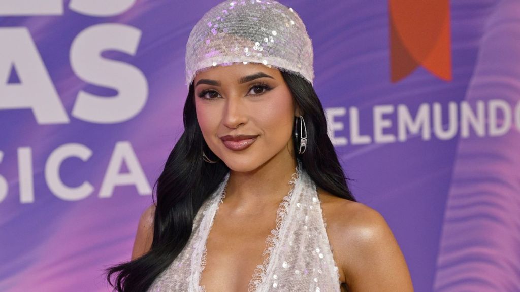 Becky G Gets Cheeky on Ice in Only See-Through Top & Thong