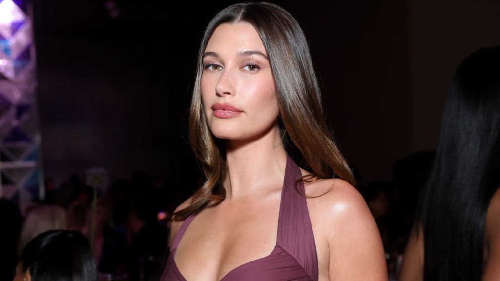 Hailey Bieber Goes 'Wild' in Bralette Crop Top & Micro Shorts