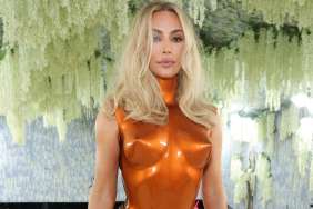 Kim Kardashian's Jean Paul Gaultier Corset Top Has Holes Everywhere