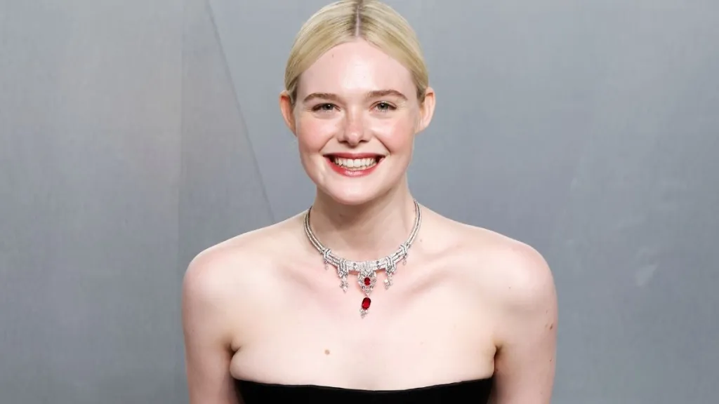 Elle Fanning’s Fully Sheer Bodysuit Exposes Daring Bikini Look