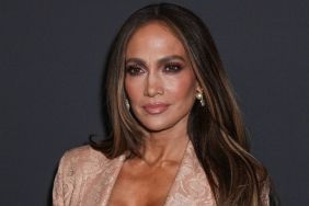Jennifer Lopez Gives a Risqué Peek at Her Bralette in Bold Open Blazer Look