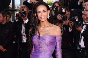 Demi Moore's Fully See-Through Gucci Gown Has a Ridiculously High Slit