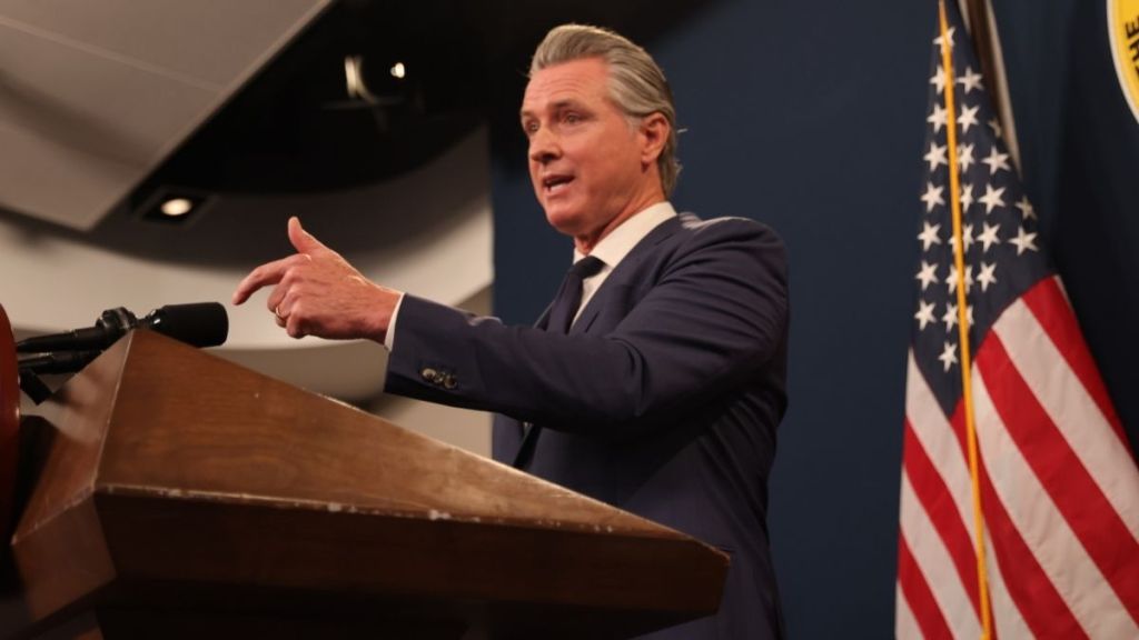 Gavin Newsom Mocks Donald Trump With Dumb & Dumber Poster