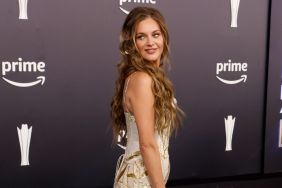 Kelsea Ballerini Adds a Sensual Twist With Lace-Up Gold Dress