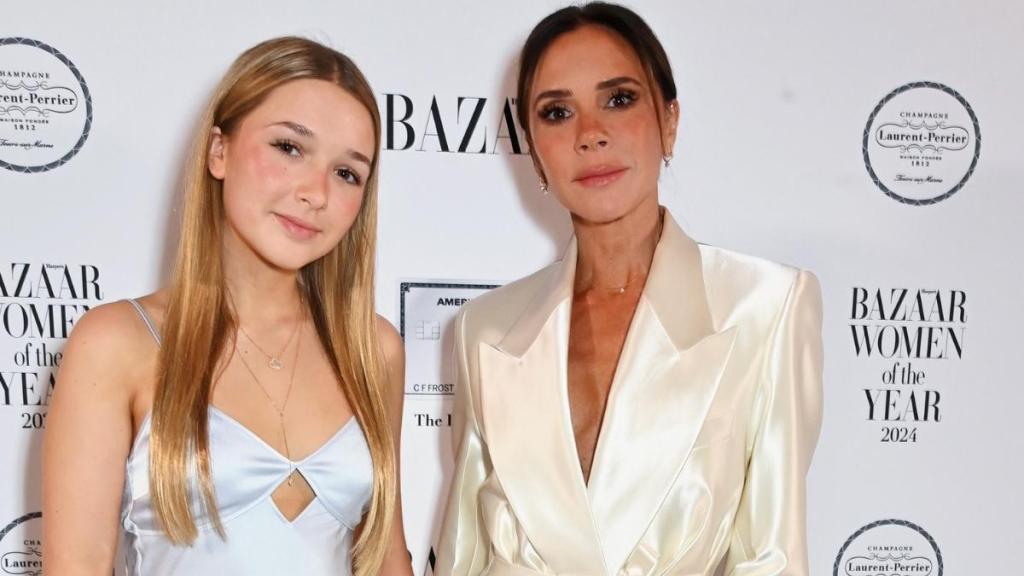 Victoria Beckham’s Kids Really Show up for Her on Her Dad’s 80th Birthday