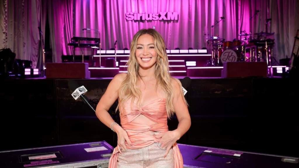 Hilary Duff’s Blinding Backless Retrofete Top Is Bold See-Through Illusion
