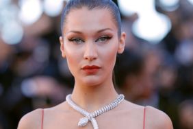 Bella Hadid Let's Her Plunging Romper Do All the Talking